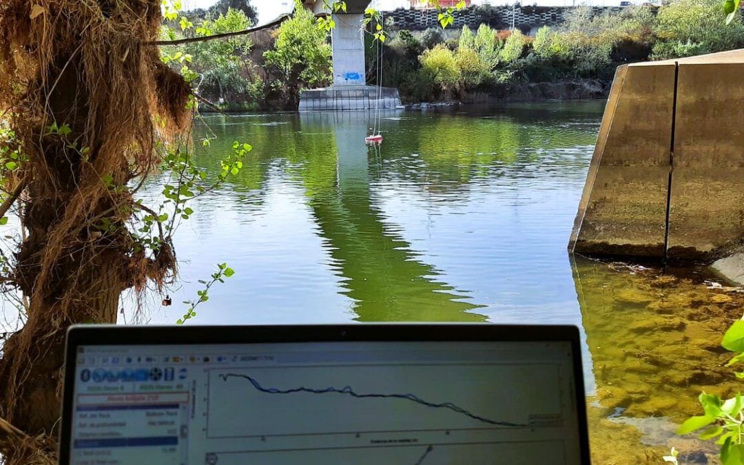 Mediciones Aforo de Caudal en el río Ebro